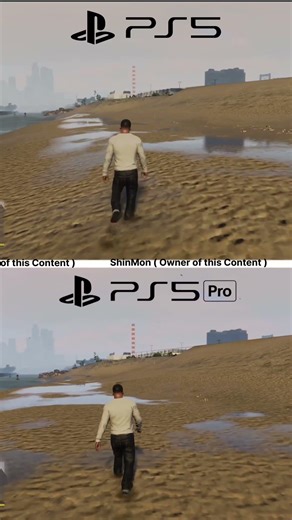 Ps5 Slim vs Ps5 Pro Game Comparison | Gta 5 Graphic Comparison Ps5 vs Ps5 Pro | Graphics Comparison