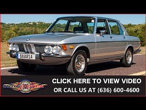 1971 BMW Bavaria 3.0S || SOLD