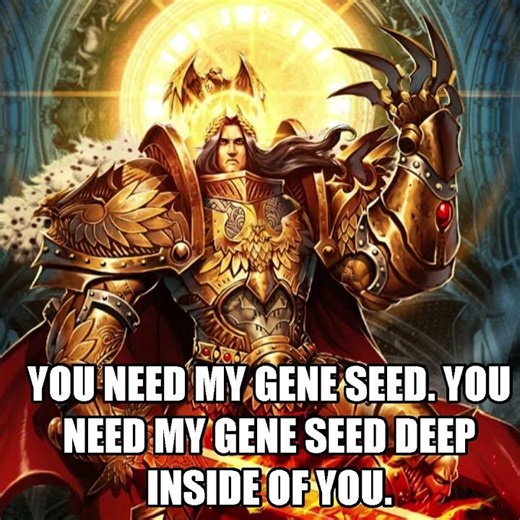 THE EMPEROR OF MANKIND'S GENE SEED (WARHAMMER 40K MEME DUB) #shorts #memes #funny #fyp #voiceover