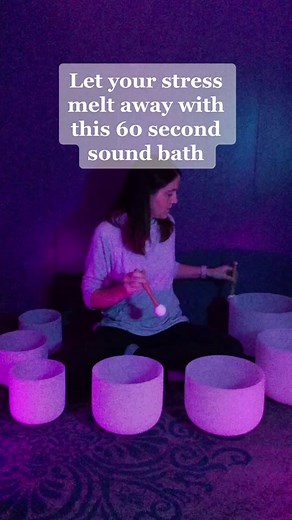 Relaxing 60-Second Sound Bath for Stress Relief