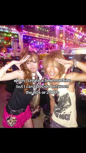 80s vs 2000s Time Machine Fashion Dilemma