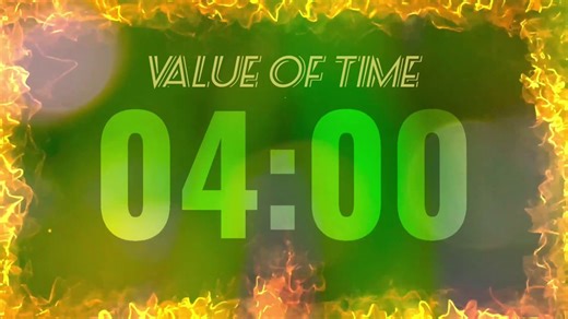 4 Minute Countdown Timer in 4k
