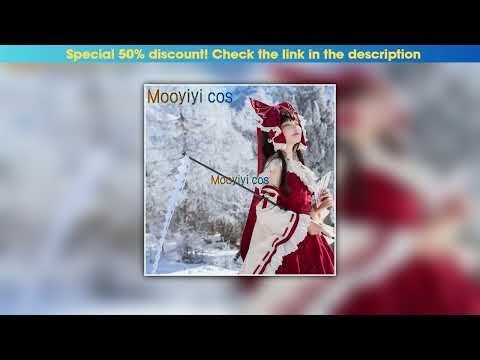 Hands-on New Mooyiyi cos Hakurei Reimu Cosplay costume Halloween Christmas Role Playing Party Comic