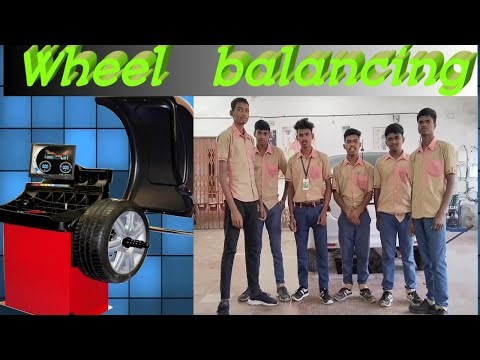 How to Use Wheel Balancer Machine || Wheel Balancing By MMV Trainees of Govt ITI Khariar .. #youtube