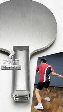 I Made an Aluminum Table Tennis Racket and Tried Playing With It