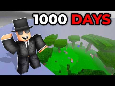 Can I SURVIVE 1,000 DAYS With The LOWEST LEVEL CAMPFIRE In 99 Nights In The Forest?!