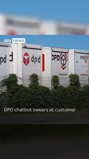 #DPD has told Sky News an error occurred after a system update and the #AI element is currently being updated. | Sky News