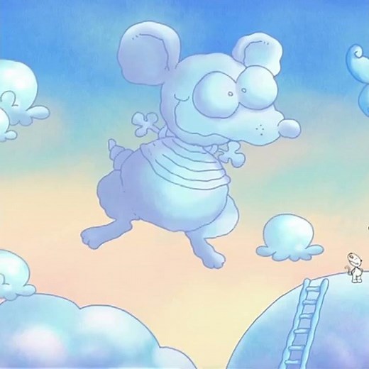 Toupie and Binou are going up into the sky!
