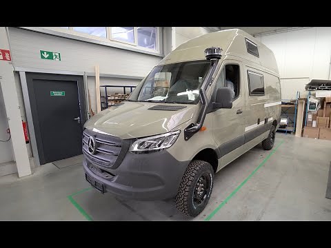 Mercedes Benz Sprinter 4x4 Wohnmobile 2021: HRZ Edelschmiede im High End Leichtbau. Eine Doku.