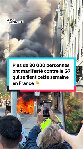 Le sommet du G7 a lieu chaque année et regroupe 7 grandes puissances économiques mondiales dont la France.