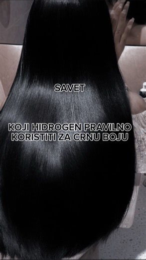 DRAGOSLAV KOVARBAŠIĆ | Zašto kod crne kose koristimo 3% hidrogen? 🌑✨ Crna kosa već ima prirodnu tamnu pigmentaciju, pa nije potrebno dodatno je posvetljivati.... | Instagram