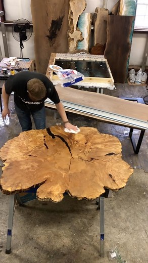 39K views · 49 reactions | Delivering this 52” maple burl coffee...