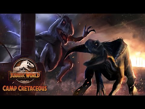 SCORPIOS REX vs INDORAPTOR! | Who Would Win? - Jurassic World Camp Cretaceous Battle Theory!