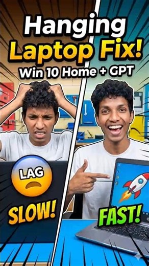 Laptop hanging problem solution, Windows 10 Home vs Pro speed, How to speed up old laptop #windows