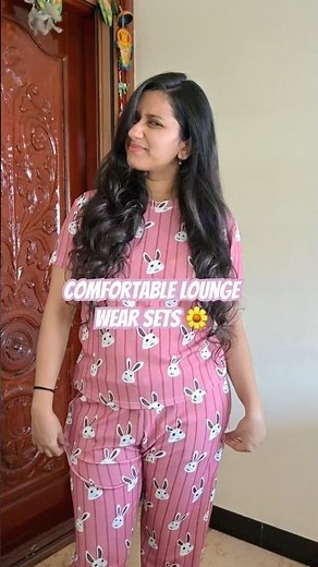 Cute & comfortable casual sets 💖 #loungewear #nightsuit #cute #coordset #pinkdress #casualwear