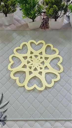 easy and simple paper craft snowflake tutorial #ytshorts #shortvideo #youtubeshorts #handmade #craft