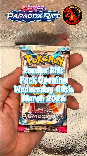 Pokémon Scarlet & Violet - Paradox Rift (PAR) opening Wednesday 04th March 2026! 86% complete Master