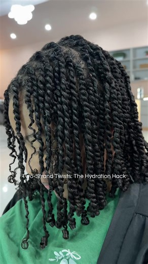 Moisture-Trapping Two-Strand Twists for Healthy Hair
