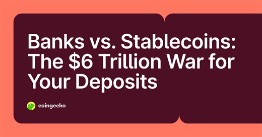 Stablecoin Yield vs. Bank Interest: The $6 Trillion War for Deposits | CoinGecko