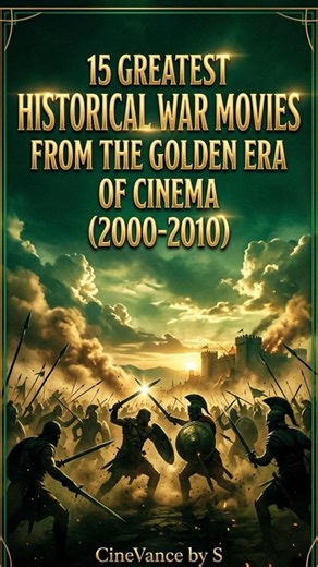 15 Greatest Movies Better Than Gladiator? || Historical War Movies (2000-2010) || CineVance by S