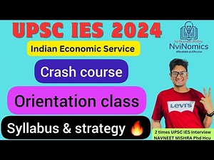 UPSC IES (Indian economic service) 2024 Syllabus and Exam Pattern discussion👉 How to Boost Marks?🔥