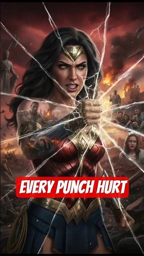 Every Punch Hurt - Because She Caused This 💥#wonderwoman #DCAction #shorts