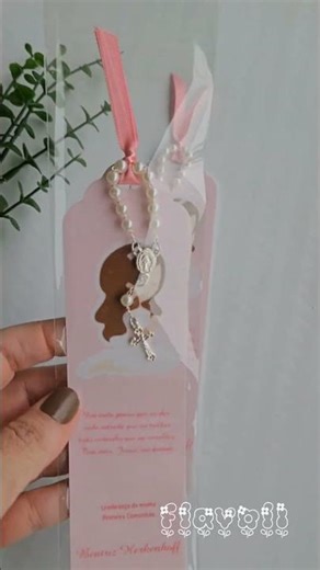 Marcador de livros com papel vegetal