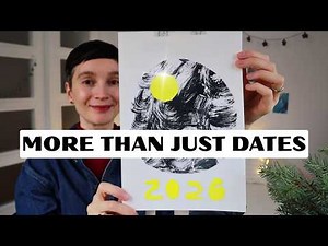 Let’s art journal, but make it a calendar ✨ CREATIVE way to start the year