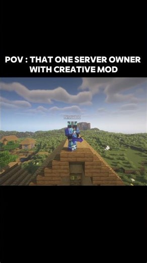 That one server owner with creative mode 💪 || #minecraft #creative #owner #server