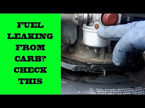 Fuel Leaking From Carburetor? Could Be a Bad Bowl Gasket