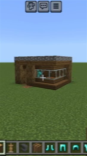 Minecraft Starter House || Royal Gaming #shortsfeed #house