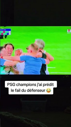 😂⚽ PSG CHAMPIONS - I predicted the defender's fail live #football