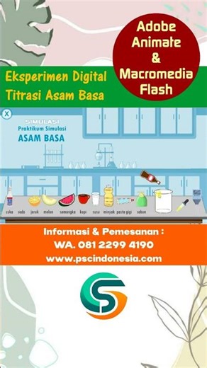 Aplikasi Virtual Lab Kimia untuk Eksperimen Digital Titrasi Asam Basa