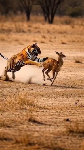 Lion Chase at Full Speed | Deer Escapes After a Split-Second Near Catch