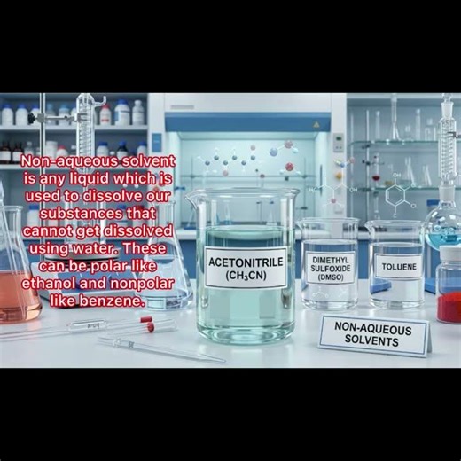 Aqueous and non aqueous solvent