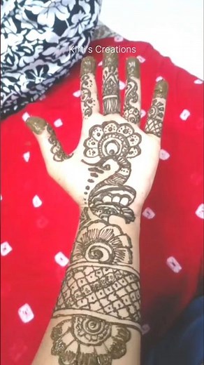 Simple Mehndi Design for Beginners ✨ #mehndi #henna #mehndidesign #hennadesign #mehndiart #shorts