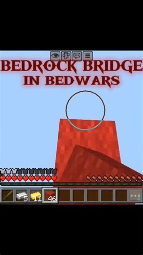 JAVA VS BEDROCK BRIDGE IN BEDWARS☠️☠️☠️