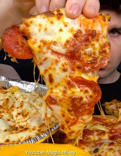 Domino's Pizza (my FAVORITE menu items) + Wingstop Ranch #asmr #mukbang #dominos