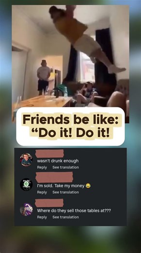 Epic Fail! He Thought the Table Would Collapse #shorts #fyp