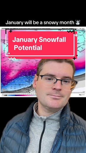 * Get your shovels ready! * The latest European long-range model for January is looking ACTIVE! With plenty of cold air locked in, it looks like many areas are in for significant snowfall, even places that have been missing out this season. Check out the map! Keep in mind that this isn’t a forecast - it’s merely a model that is hinting at the snowfall potential for January. #winterweather #snowforecast #weather #january #winter