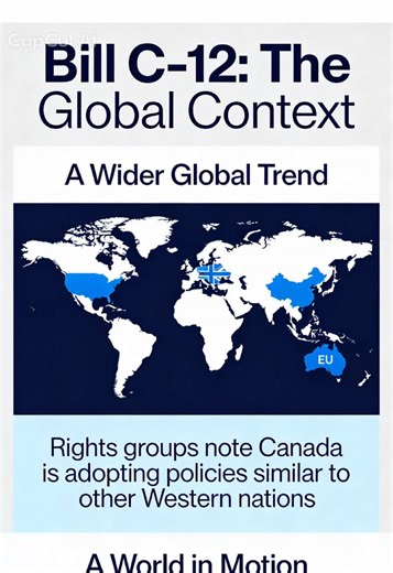 Is Canada's Open Door Closing? Bill C-12: Canada's Controversial New Immigration Law Explained. A Global Trend Hits Home: Understanding Canada's Bill C-12. Canada has long been seen as a global leader in refugee protection, but is that about to change? Our new infographic series breaks down the controversial new immigration law, Bill C-12. Swipe through to understand: 🔹 The Key Changes: A new 1-year deadline for asylum claims and expanded government powers. 🔹 The Global Context: How this law f