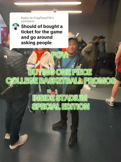 Replying to @CrypTony716 Special Edition POV: Buying One Piece Basketball Promos inside the stadium#scalper #scalping #onepiece #pov