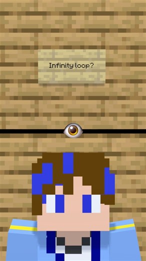 Perfect eyes loop in Minecraft👁️ #shorts #minecraft #animation #tutorial #loop #memes #eyes