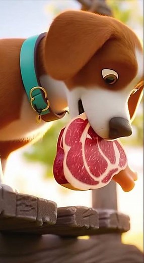 The Greedy Dog | Short Moral Story for Kids”