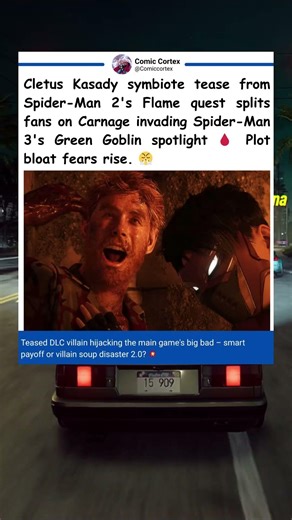 Cletus Kasady symbiote tease from Spider-Man 2's Flame quest splits fans on Carnage Spider-Man 3