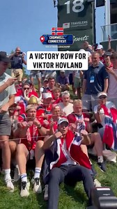 Viktor Hovland Viking Row Celebration Norway Fans