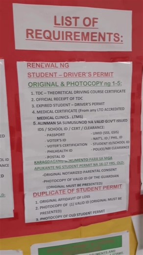 9K views · 129 reactions | Paano kumuha ng Student Permit / Student License sa LTO? Step by step at kung magkano ang magagastos nyo. #StudentLicense #drivingcourse #tdc2023 #driverslicense #studentpermit #drivingschool #drivinglicence #LipaCity #lipabatangas #LipaCityBatangas #TheoreticalDrivingCourse #dreams #dreamsdriving #lipadrivingschool #dreamsdrivingacademy #stepbystep #howtogetstudentpermit #howto #howtogetstudentlicense #DrivingSchoolNearme #DhenaAniel | DheNiel Affiliates | Facebook