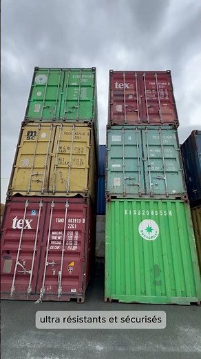Conteneurs d'occasion : économiques & écologiques ! 🌍