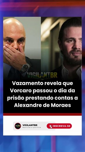 Vazamento indica contato de Vorcaro com Moraes no dia da prisão 📱⚖️