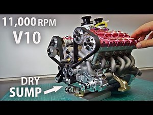 World's First V10 150cc Engine Test!